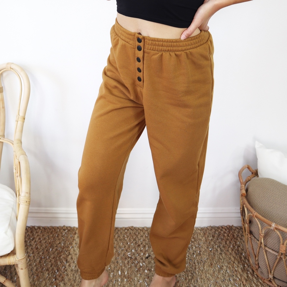 Basic fleece joggers - Picture 2 of 4